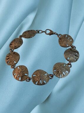 Gold-Tone Sand Dollar Bracelet